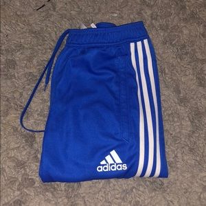 Blue adidas pants